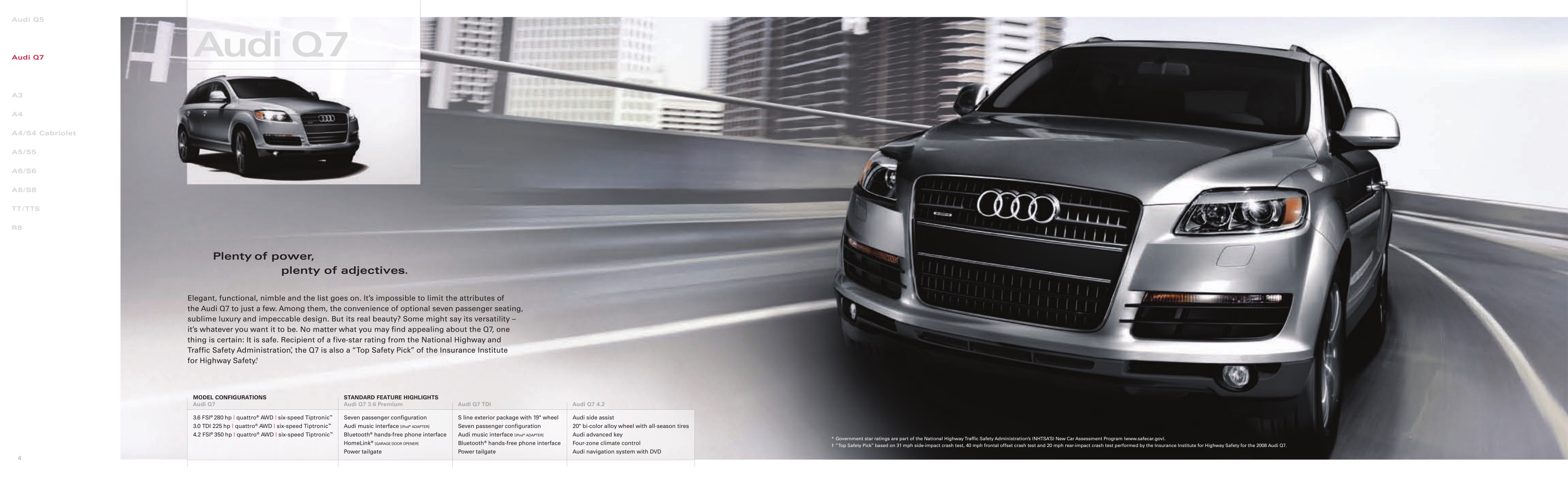 2009 Audi Brochure Page 1